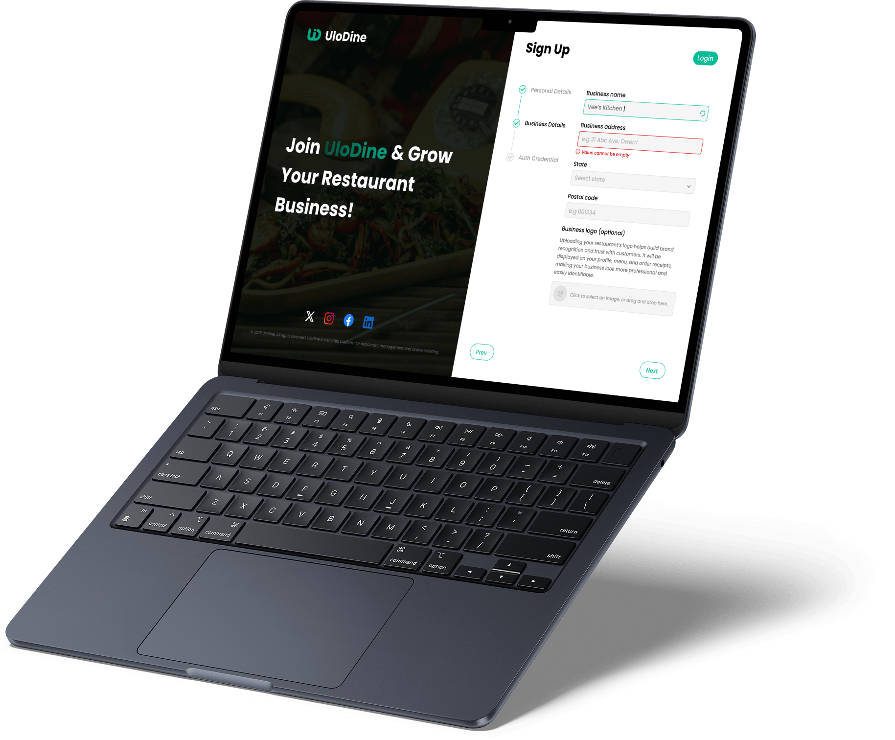 Create Your Restaurant Profile Image